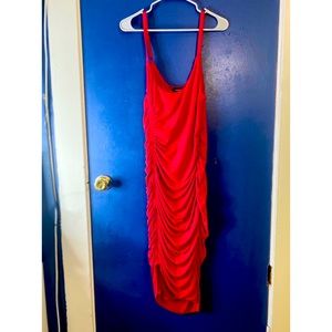 Brand new ruched bodycon dress.